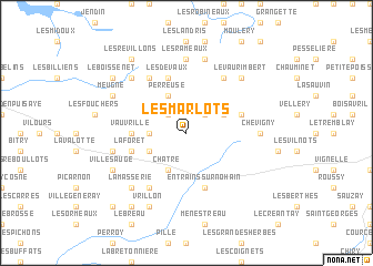 map of Les Marlots