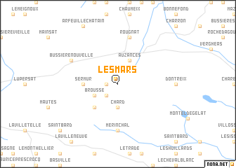 map of Les Mars