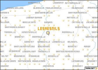map of Les Mesnils