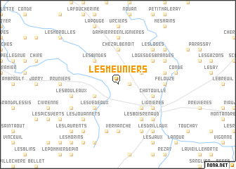 map of Les Meuniers