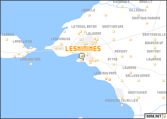 map of Les Minimes