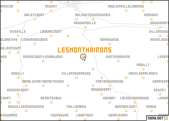 map of Les Monthairons