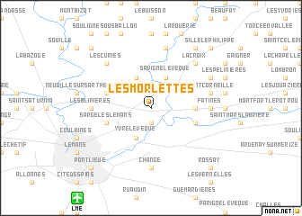map of Les Morlettes