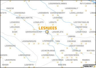 map of Les Muées