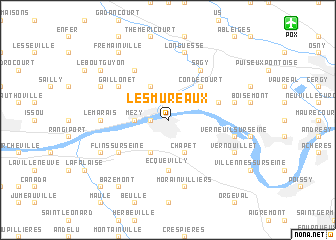 map of Les Mureaux