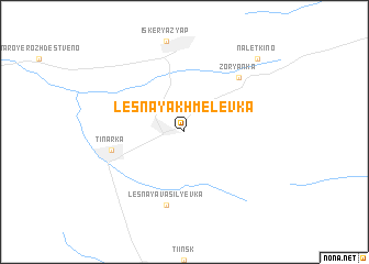 map of Lesnaya Khmelëvka