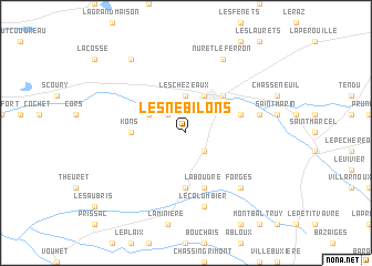 map of Les Nébilons