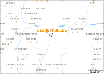 map of Les Neyrolles