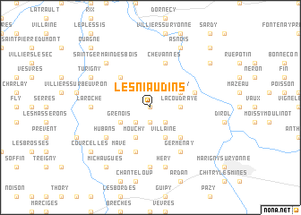 map of Les Niaudins