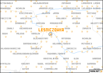 map of Leśniczówka