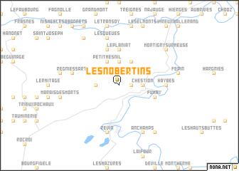 map of Les Nobertins