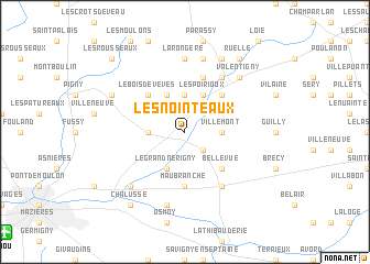 map of Les Nointeaux