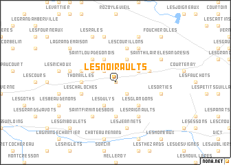 map of Les Noiraults