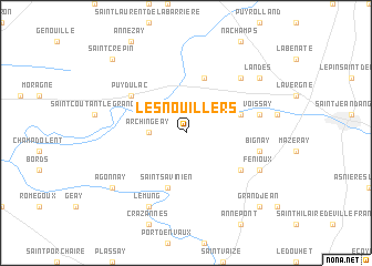 map of Les Nouillers