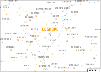 map of Lesnovo