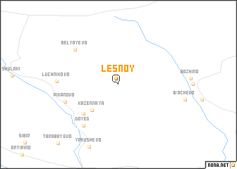 map of (( Lesnoy ))