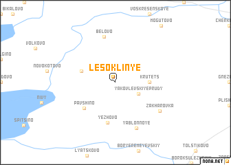 map of Lesoklin\