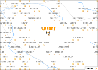 map of Le Sopt