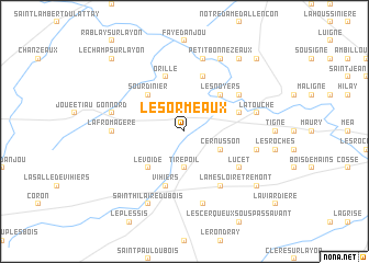 map of Les Ormeaux