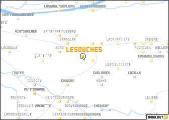map of Les Ouches