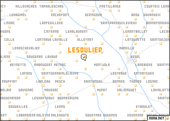 map of Le Soulier