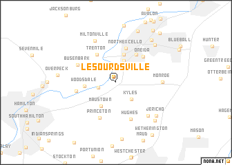 map of Le Sourdsville