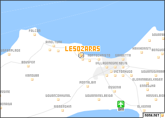 map of Les Ozaras