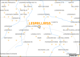 map of Les Paillards