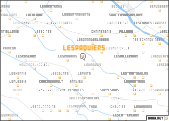 map of Les Paquiers