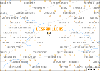 map of Les Pavillons