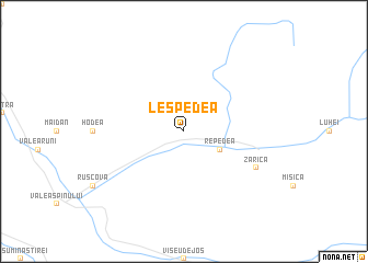 map of Lespedea