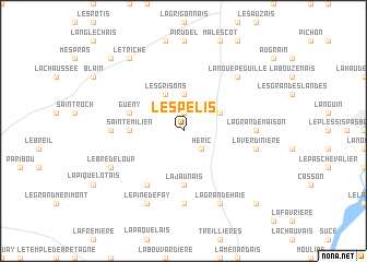 map of Les Pelis