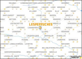 map of Les Perruches