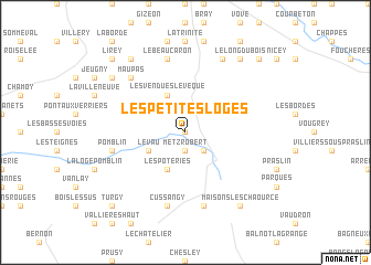 map of Les Petites Loges