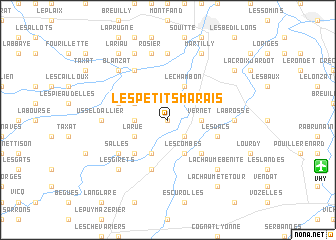 map of Les Petits-Marais