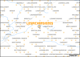 map of Les Pichardières