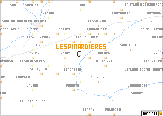 map of Les Pinardières