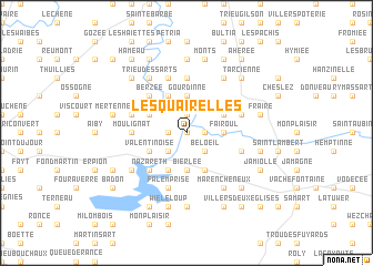 map of Les Quairelles