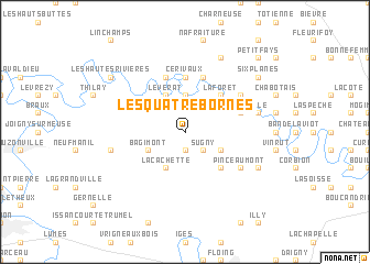 map of Les Quatre Bornes