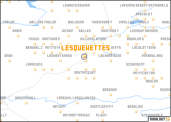 map of Les Quewettes