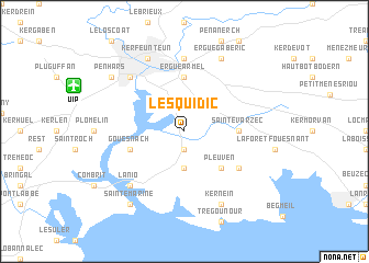 map of Lesquidic