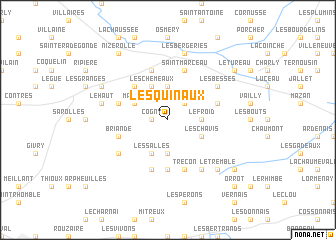 map of Les Quinaux