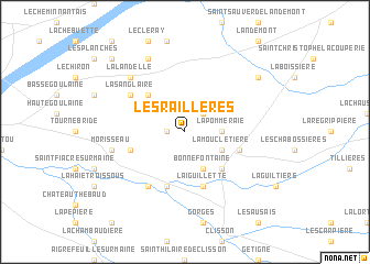 map of Les Raillères