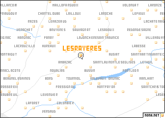 map of Les Rayères