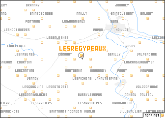 map of Les Regypeaux