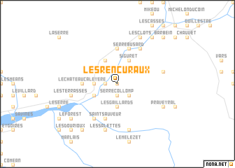 map of Les Rencuraux