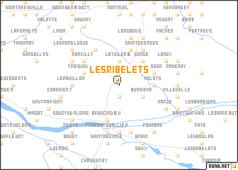 map of Les Ribelets