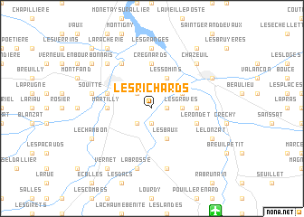 map of Les Richards