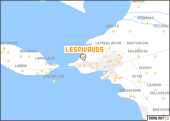 map of Les Rivauds