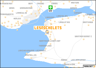 map of Les Rochelets